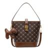 Premium Handbag Printed Temperament Bucket Bag Foreign Style Versatile Shoulder Messenger Bag