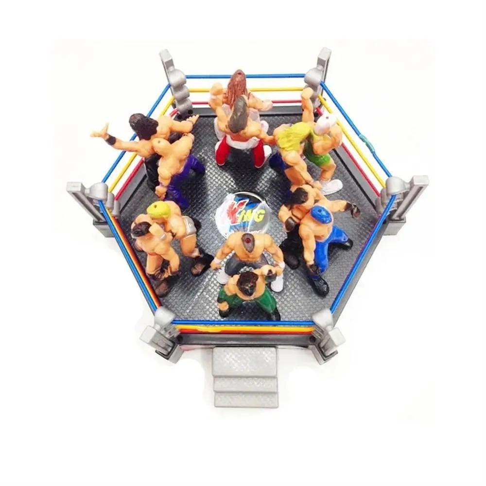 32PCS Wrestling Action Figures for Boys 8-12 Playset, Safe and Durable Toys, Comes with Wrestling Ring, Realistic Action Figures