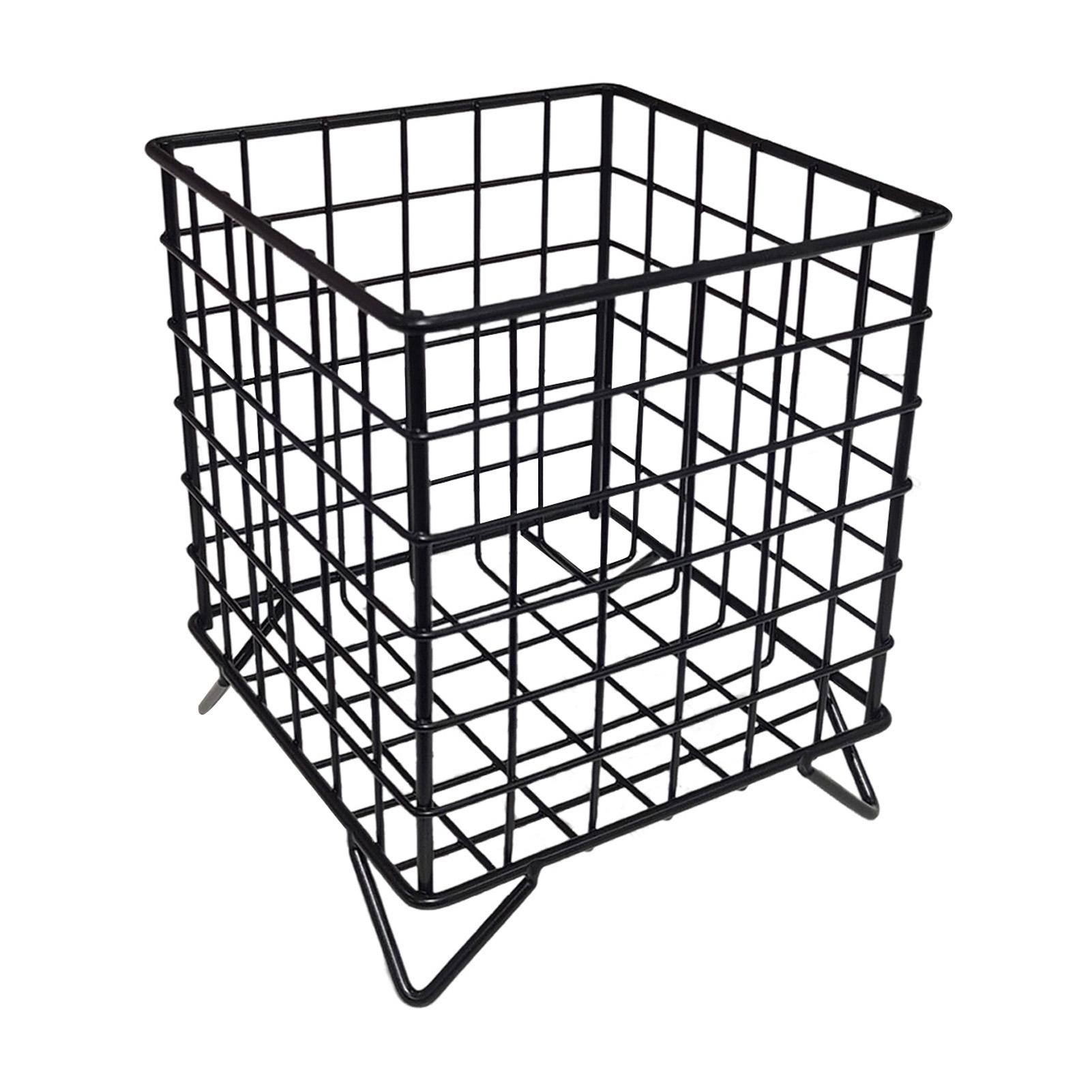 

Ins Style Creative Iron Desktop Organizer Box Multi-purpose Storage Basket for Office Home Desk Accessories Stationery Supplies