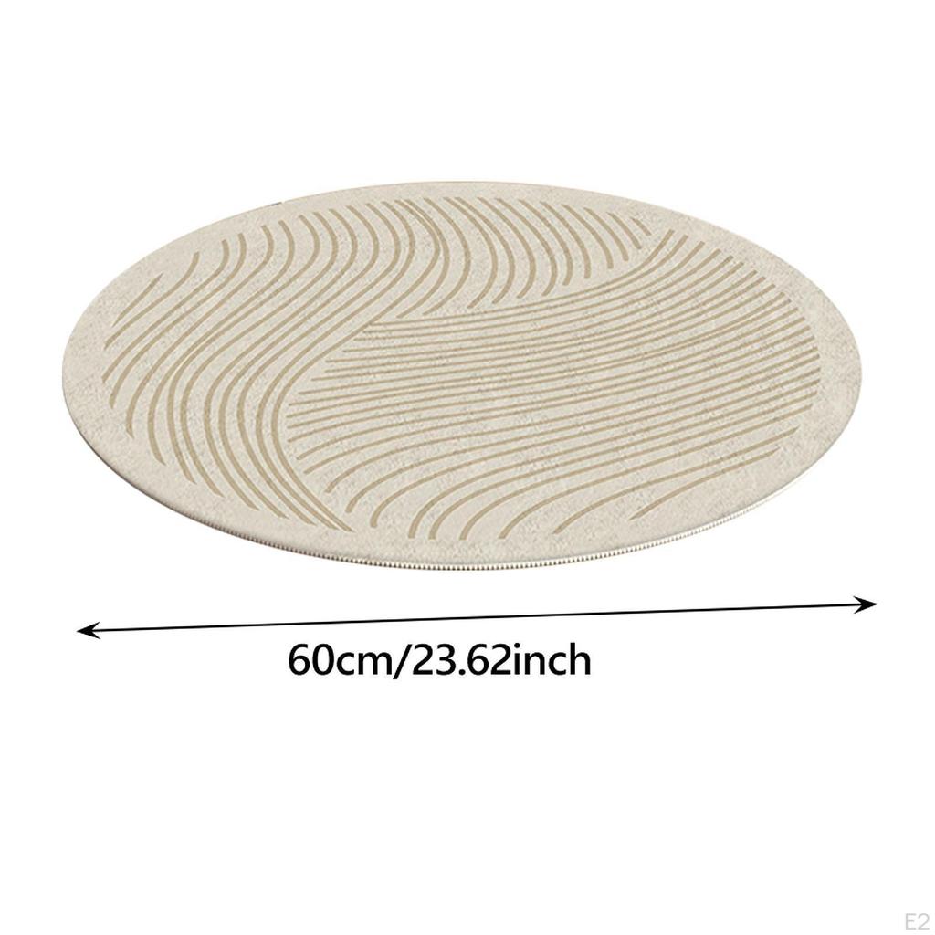 Wooden Bird Wall Art And Round Indoor Area Rug Set for Garden Study Room Farmhouse Laundry