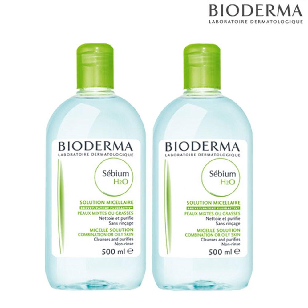 

Bioderma Sebium H2O 500мл+500мл/Очищение для жирной кожи