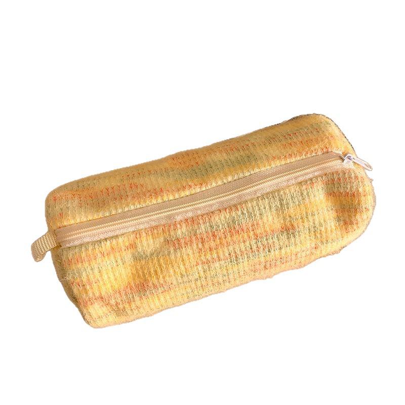 Rainbow Fresh Large Cylindrical Pencil Case - Cute and Spacious Student Stationery Bag