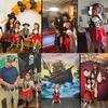 3-12Y Pirate Cospay Costume Skull Party Striped Dress with Toy Set for Christmas Halloween Captain Jack Princess Dress Party