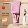 Yiershuang Women's 100% Wool-Filled High-Waisted Thermal Pants