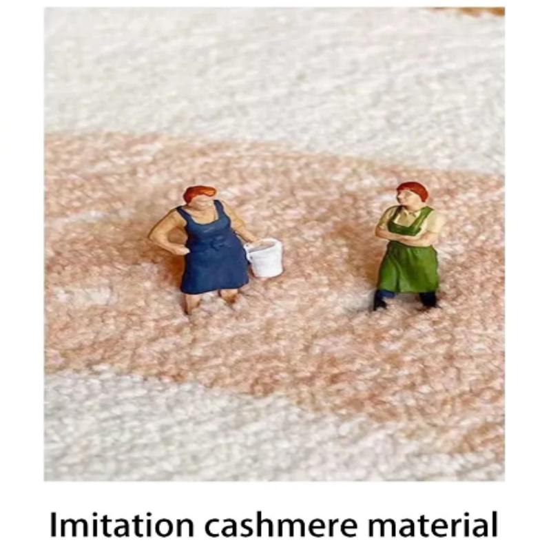 Imitation Cashmere Fresh Household Absorbent Anti-Slip Bedroom Bed Blanket Living Room Rug Fully Carpeted Home Decoration