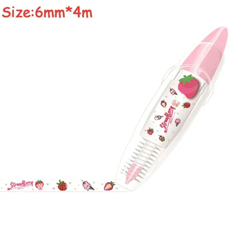 Kawaii Correction Belt Kawaii Accessories Girls Hand Account Decorative Stickers Marker Pen School Stationery Office Supplies