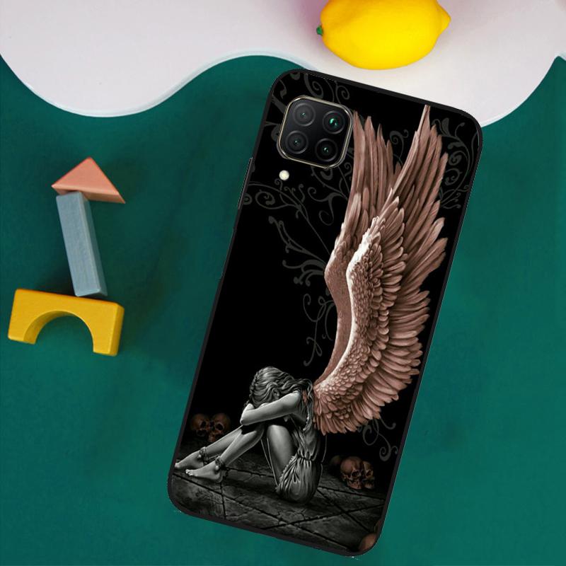 Fantasy Angel Girl Wings For Huawei Nova 9 10 SE 8i 11i 12i 12s Y60 Y61 Y70 Y90 Y72 Y73 Y91 P60 Pro P40 P30 Lite Case
