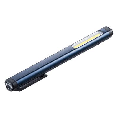 Sanwa Direct Rechargeable LED Penlight with Magnetic Max 300 Surface and Tip Emitting Work Light 800-LED034 Clip, Lumens, Light,