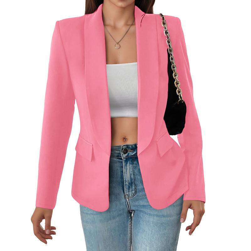 ZANZEA Women Turn Down Collar Loose Casual Long Sleeve Cardigan Blouse