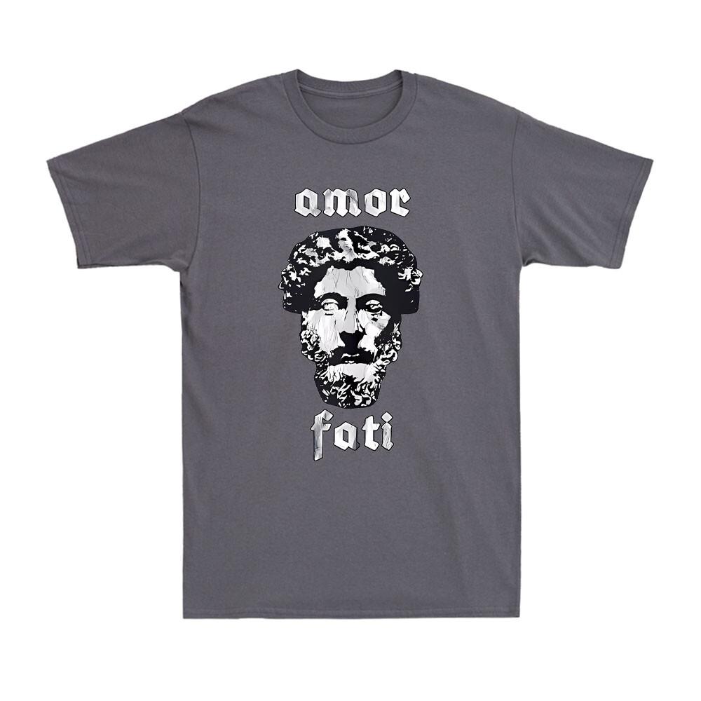 Amor Fati Marcus Aurelius Rounisex Emperor Philosophy Vintage Unisexs Tshirt