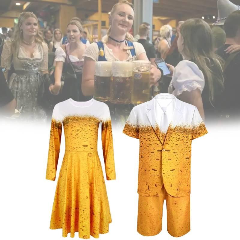 Oktoberfest Stylish Cosplay Suit For Men With Comfortable Polyester Fabric Ideal For Halloween
