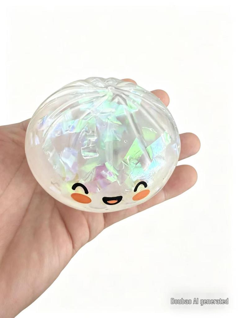 Realistic Prank Baozi Squeeze Toy - Slow Rebound Stress Relief