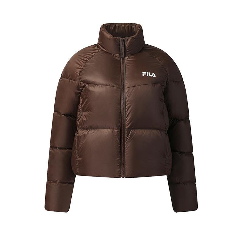 Fila Originale Mode Sport Warm Stehkragen Entendaunenjacke Damenjacken F51W549902F-BN