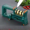 Household 4in1 Knife Sharpener Kitchen Multi-Functional Three-Section Cutter Diamond Cutter Sharpening Scissors Sharpener