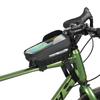 EVA Bicycle Front Frame Bag Touch Screen Bicycle Bag Bike Phone Bag Bike Pouch Bike Front Top Tube Frame Bag Fit for 7 In Phones