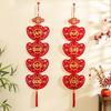 Traditional Vietnam Lucky Ornament Blessing Fu Character Pendants  Home Decorations