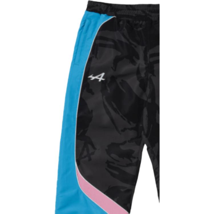 Palace x Kappa For Alpine Tracksuit Pant Night Desert Camo Unisex Bottoms Black 321U55WA03