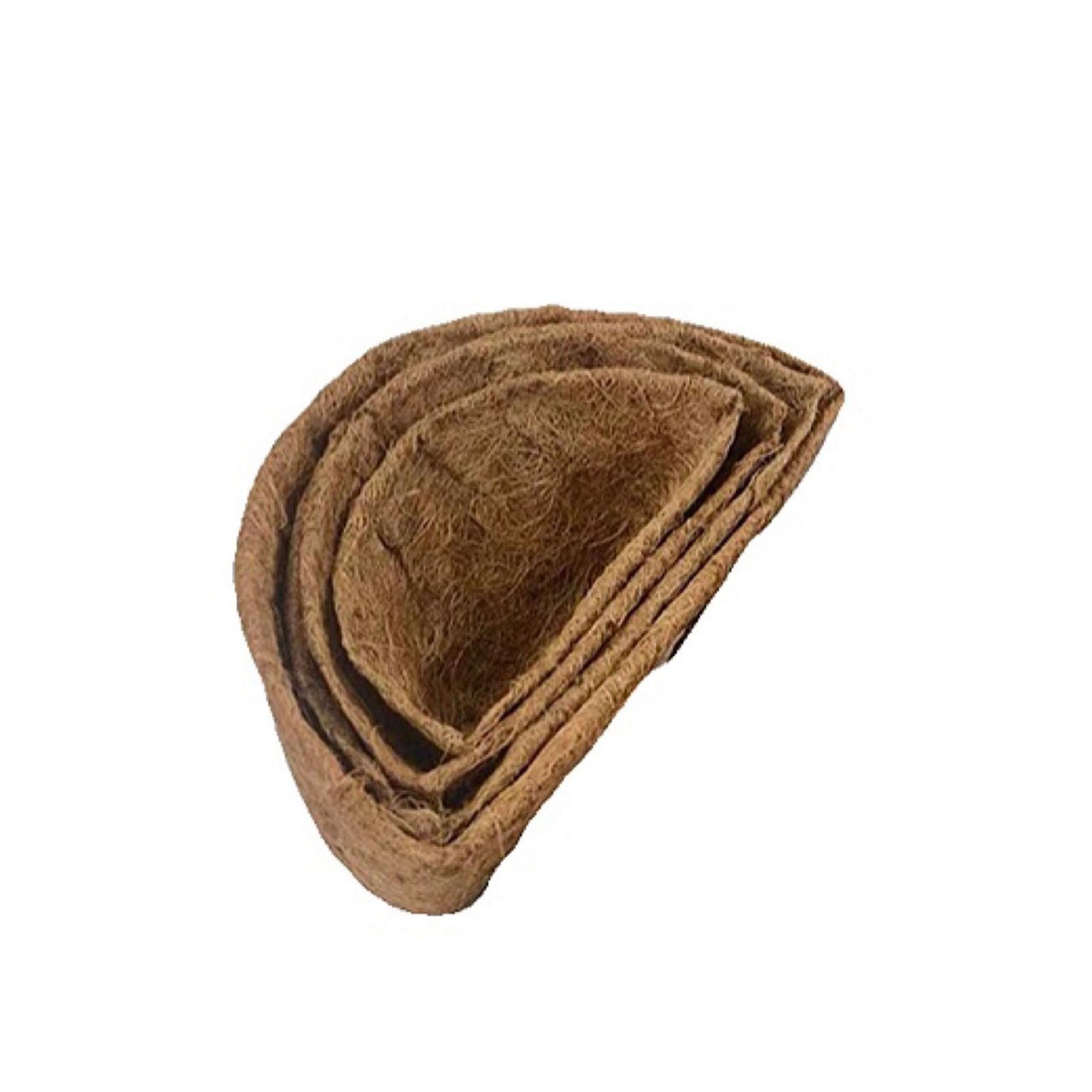 

Кокосовий вкладиш для кошика, вологопоглинаючий, напівкруглий, з нетканим матеріалом, для квітів, овочів Type 2