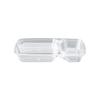 WS Rectangular 3-Compartment Disposable Lunch Box