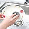 Stainless Steel Brush Cleaner Balls, Multi-Purpose Kitchen Cleaning Scrubber. Essential Cleaning Tool For Home, Outdoor, & BBQ. 2-In-1 Sponge