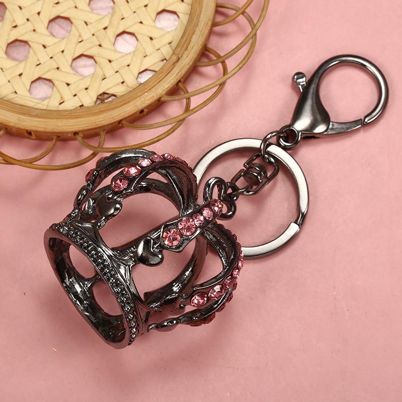 

Эмалевая Корона Металлический Подвеска для Сумки Держатель для Ключей Брелок для Ключей для Автомобиля Ювелирное Изделие Подарок