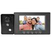 Kit Interphone Vidéo de Porte 7 pouces TFT LCD 700 lignes TV Vision Nocturne