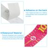 PATIKIL Adhesive Fish Waterproof Fish Measuring Tape Sticker Tape for Fishing and Rose Red 3-Pack 51" Ruler, Boats, Kayaks, Workbenches,