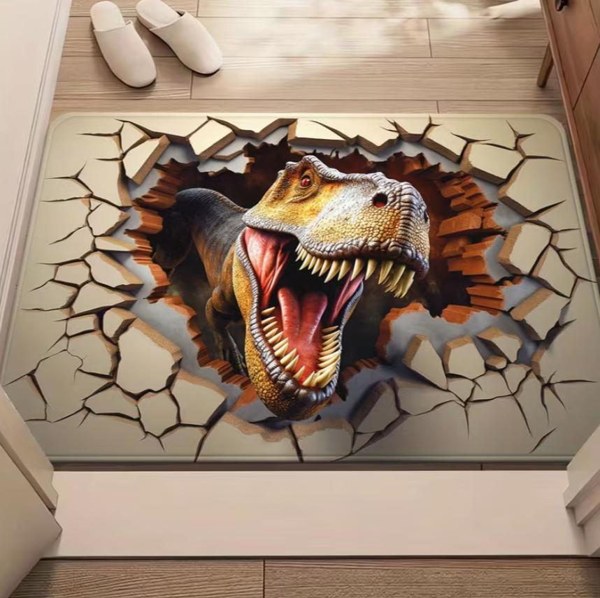 

Welcome Mat 2D German Shepherd Puppy Wall Break Area Rug Washable Floor Carpet for Living Room Bedroom Home Decor 40cm x 60cm
