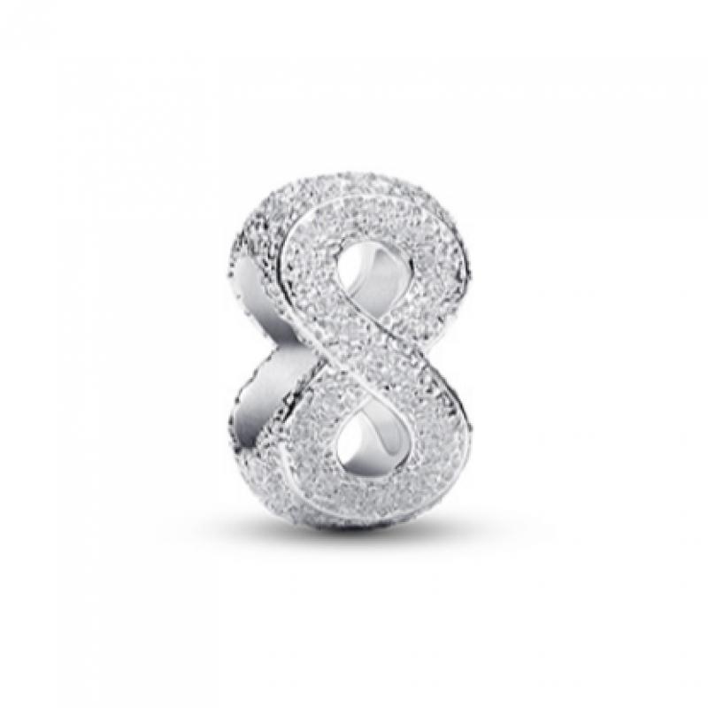 Pandora Textured Infinity Symbol Mini Charm 794523c00