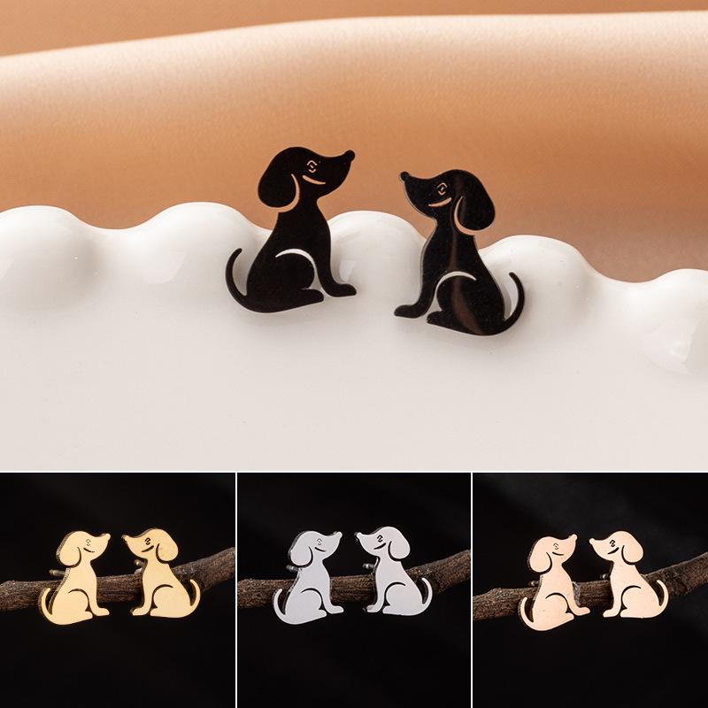 Simple Cute Mini Animal Stud Earrings for Girls