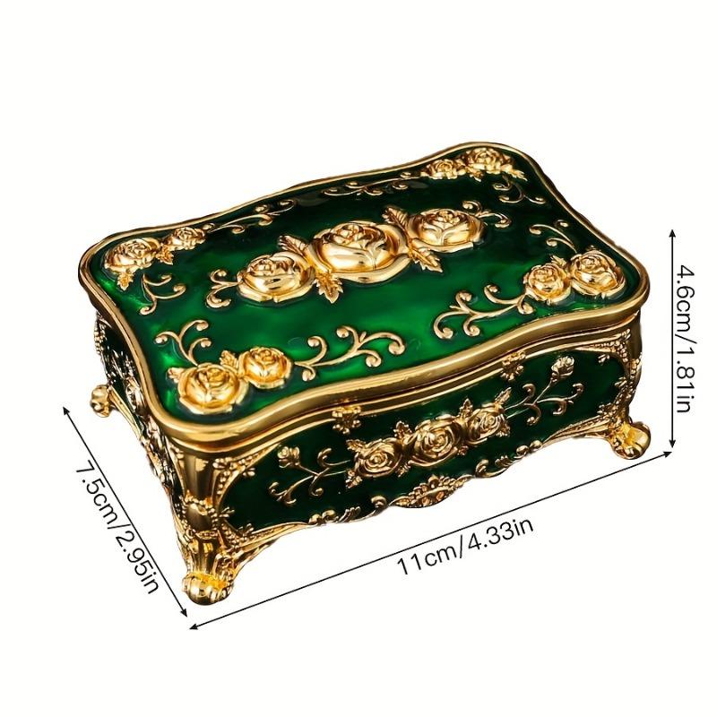 1/2pcs European jewelry storage box rose jewelry box multifunctional storage box wedding gift