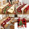 New Year Christmas Table Runner Xmas Party Merry Christmas Decorations  Party Ornament