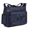 2024 Men's Waterproof Crossbody Bag, Large Capacity, 7 Compartments for Casual, Business, and Travel.