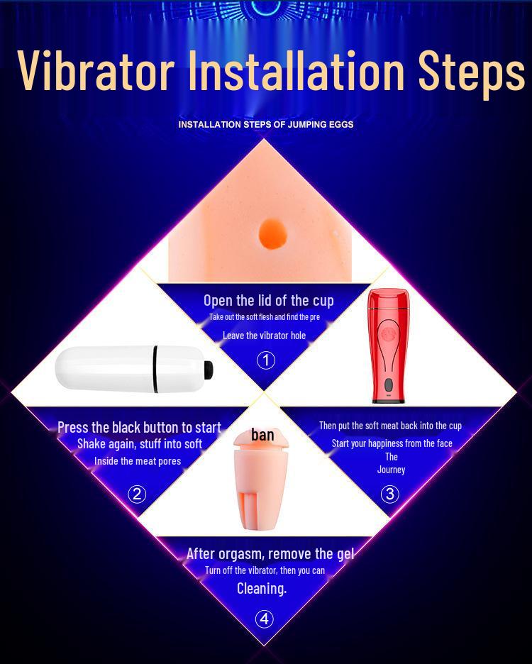 YaYou Manuelle Intelligente Press-Masturbationsbecher für Männer