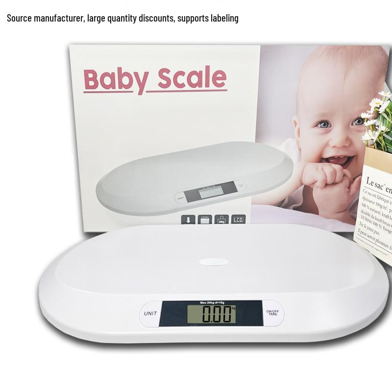 Smart Baby Weight Scale for Newborns and Infants - Compact Household Electronic Scale