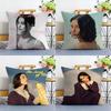 Sängerin G-Gracie Abrams Kissenbezug Sofa Wohnzimmer Schlafzimmer Doppelseitiger Druck Quadratisches Kissen Nickerchen-Kissenbezug