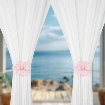 Exquisite Blumen-Fenster-Vorhanghalter Romantisches Gardinenband Vorhangbindung Wohnzimmer
