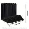 100-500PCS Black/Colorful Drink Straws Beverage Plastic Straw Wedding Party Cocktail Straw for Bar Home Kitchen Wholesale Straws