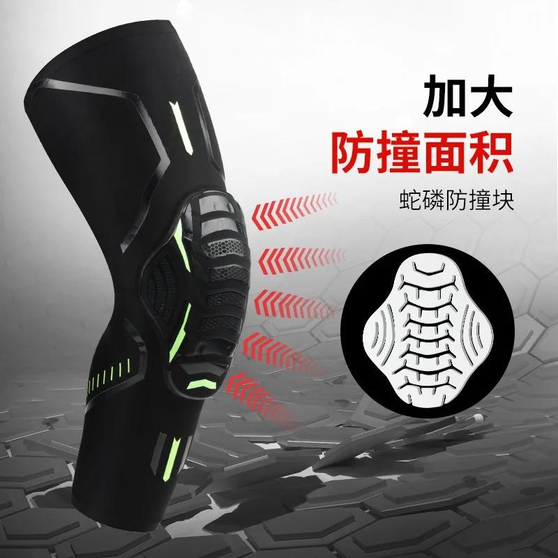 

1 шт. спортивные наколенники компрессионные для мужчин и женщин, наколенники для ног антиколлизионные сотовые наколенники для баскетбола и футбола M