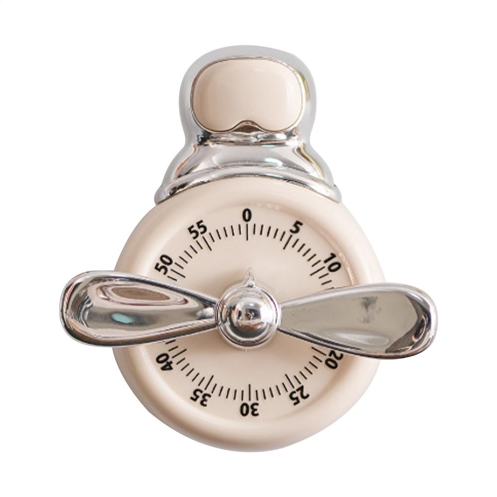 Magnetic Kitchen Timer No Batteries Required Countdown Clock Manual Countdown Timer with Loud Alarm for Cooking Baking Home
