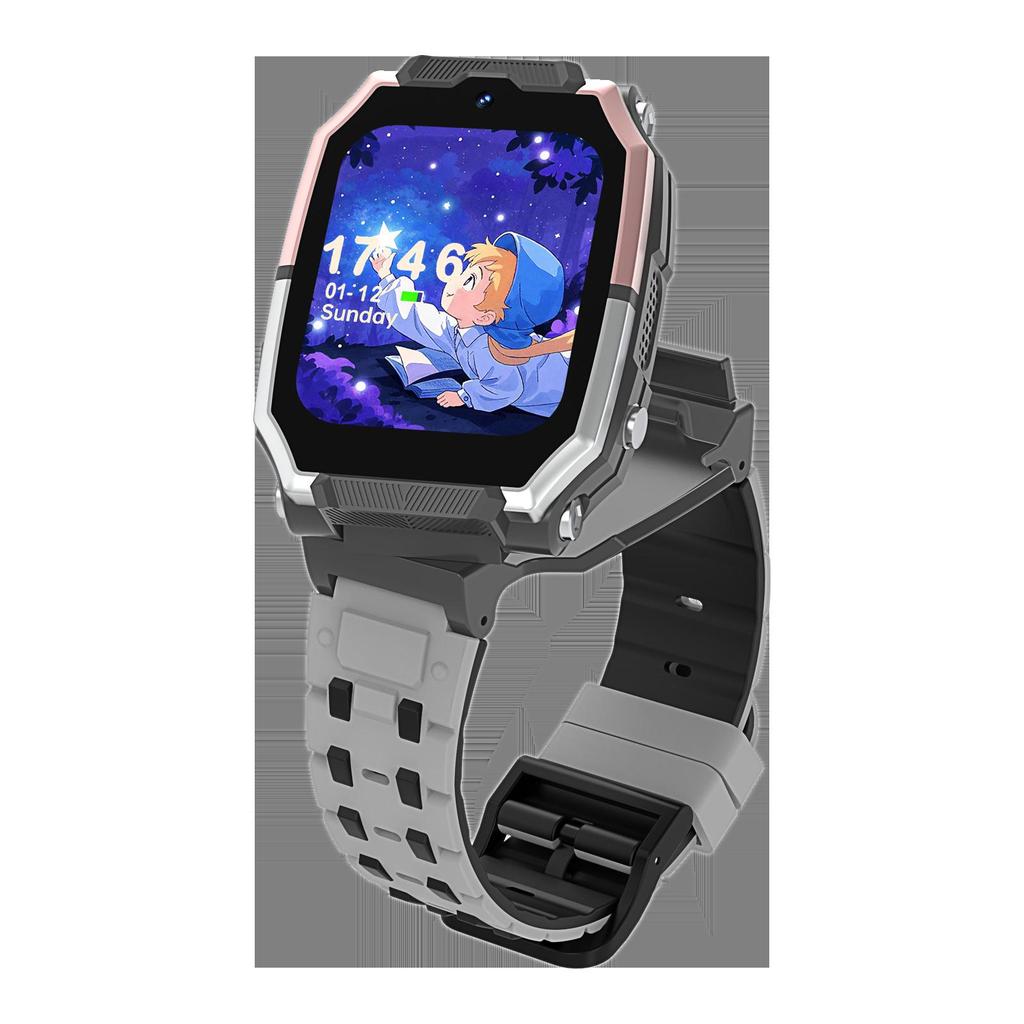 4G Waterproof Q12 Kids' Smartwatch with English & Multi-language Video Positioning
