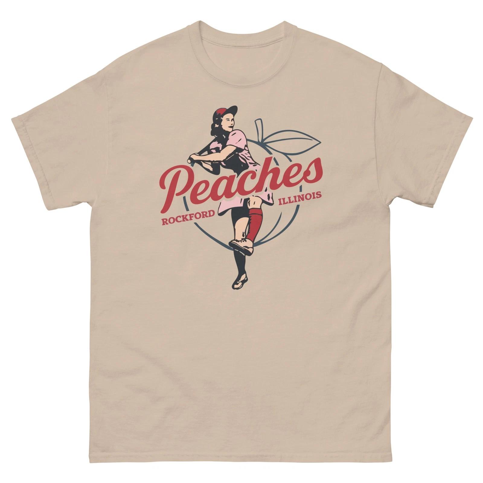 Rockford Peaches League of Their Own Graphic T Shirt Unisex classic tee 4XL