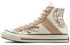 Chuck 70 Leather Overlay High 'Egret Champagne Tan' A07122C