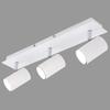 Plafonnier - BRILONER - 2857-036 - Blanc - 3 Spots Orientables - GU10 40W Max