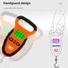 For Fishing Luggage - 50KG/10g Water-Resistant Fish Hook Weighing Portable Hanging Scale Digital Hook Scale Lb/KG/JIN/N Handle Weighing
