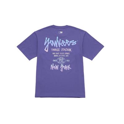 MLB T-shirt Unisex New York Yankees Collezione Base SS26 3ATSB1563-50PPS