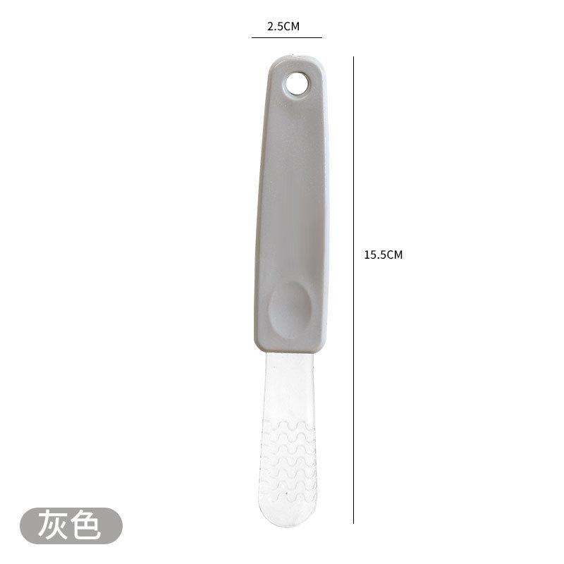 

PP Food Grade Dumpling Pick Stuffing Spoon Wonton Bun Stuffing Tool Kitchen Stuffing Stirring Spoon Flat Spoon сірий колір