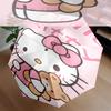 Pink Kitty Adventure Umbrella 8-Frame for Travel, Camping, Casual Lightweight Portable Umbrella, Essential for Every Family Holidays Gift