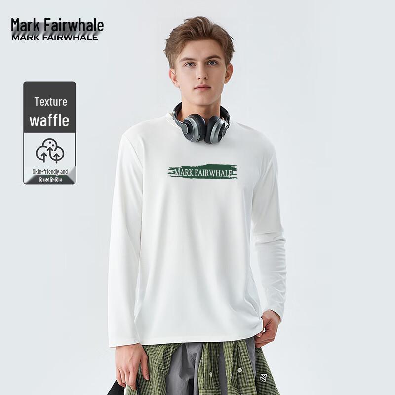 Mark Fairwhale Men's Waffle Knit Long-Sleeve Top