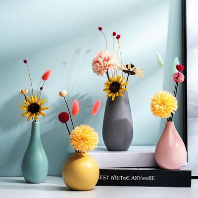 Nordic Creative Simple Floret Desktop Accessories Small Vase Ins Style Living Room TV Cabinet Starry Sky Decoration